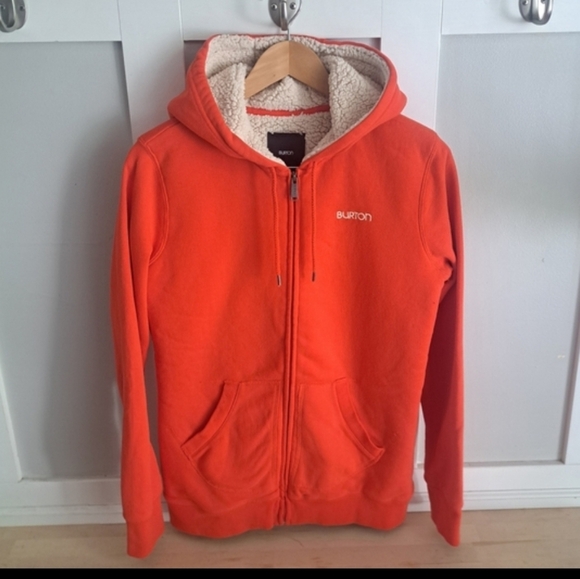 Burton Sherpa-Lined Zip Hoodie – Size Medium - Picture 7 of 7
